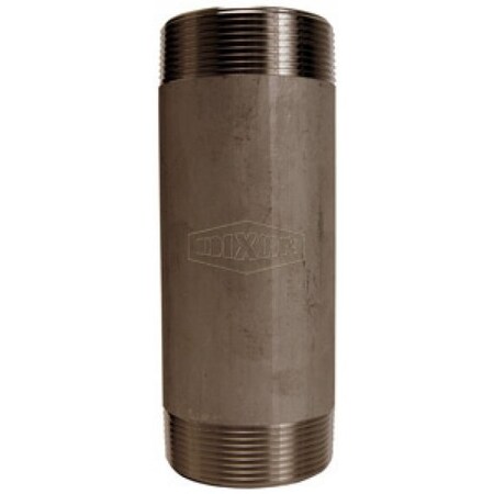 Dixon Threaded Both End Pipe Nipple, 1/2 in Nominal, MNPT End Style, 4 in L, 316 SS, SCH 40/STD, Domestic TN050X4SS